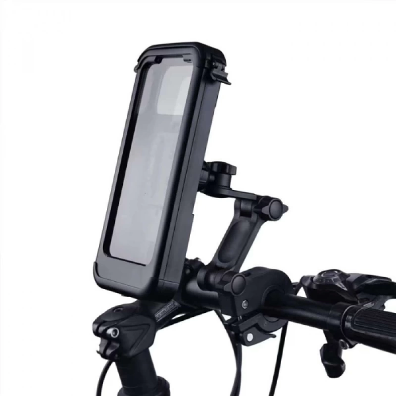 ALLY Motosiklet Bisiklet İçin Su Geçirmez Gidon Bağlantılı Telefon Tutucu