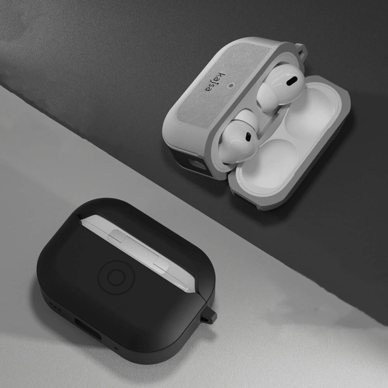 Apple Airpods Pro 2 Kılıf Kajsa Luxe Collection Kablosuz Şarj Uyumlu Kılıf