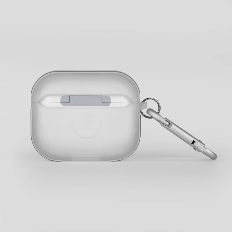 More TR Apple Airpods Pro 2 Kılıf SkinArma Transparan Mat Tasarım Kinzoku Kılıf