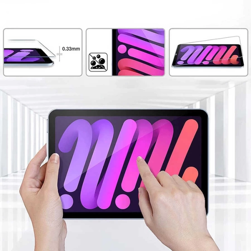 Apple iPad Pro 11 2020 (2.Nesil) Zore 5in1 Tablet Temperli Cam Ekran Koruyucu