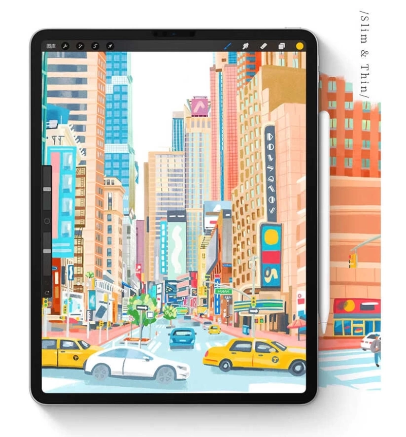 More TR Apple iPad Pro 12.9 2020 (4.Nesil) ​Kağıt Hisli Wiwu iPaper Like Tablet Ekran Koruyucu