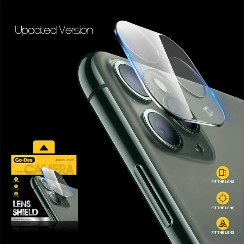 More TR Apple iPhone 11 Pro Go Des Lens Shield Kamera Lens Koruyucu