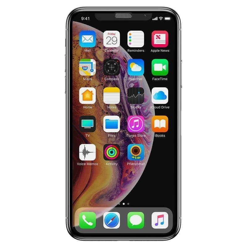 More TR Apple iPhone 11 Pro Max Zore Anti-Dust Privacy Temperli Ekran Koruyucu