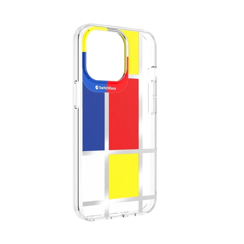 Apple iPhone 13 Pro Kılıf Çift IMD Baskılı Lisanslı Switcheasy Artist Mondrian Kapak
