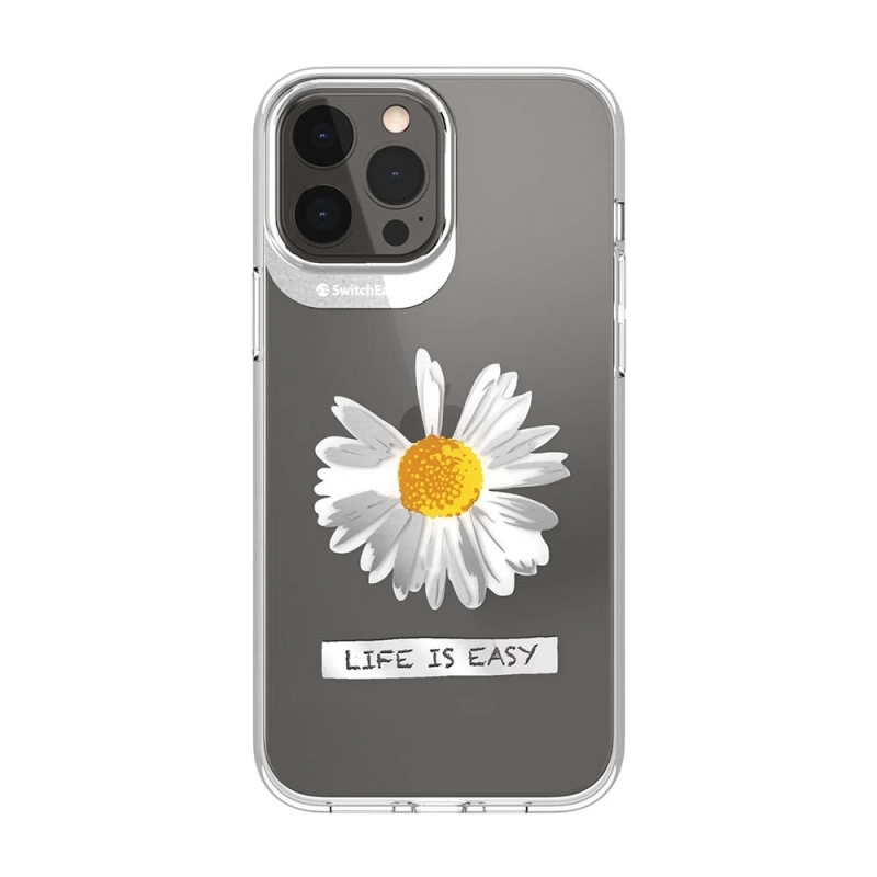 Apple iPhone 13 Pro Kılıf Max Çift IMD Baskılı Lisanslı Switcheasy Artist Daisy Kapak
