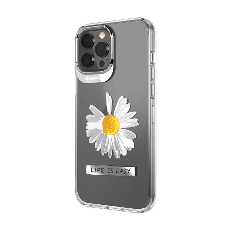 Apple iPhone 13 Pro Kılıf Max Çift IMD Baskılı Lisanslı Switcheasy Artist Daisy Kapak