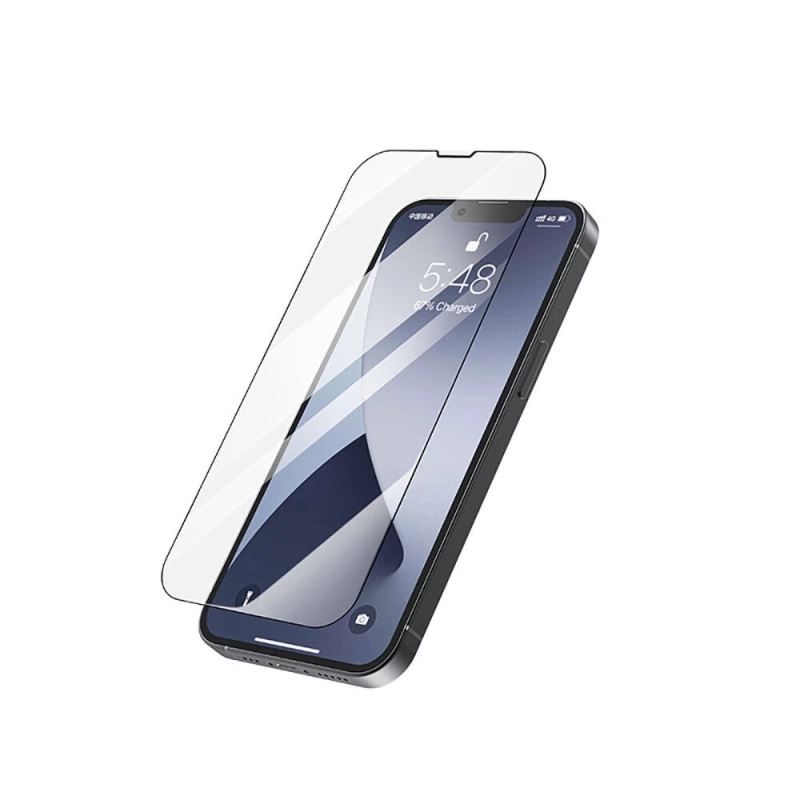 Apple iPhone 13 Pro Recci RSP-A10 HD Temperli Cam Ekran Koruyucu + Kolay Uygulama Aparatlı