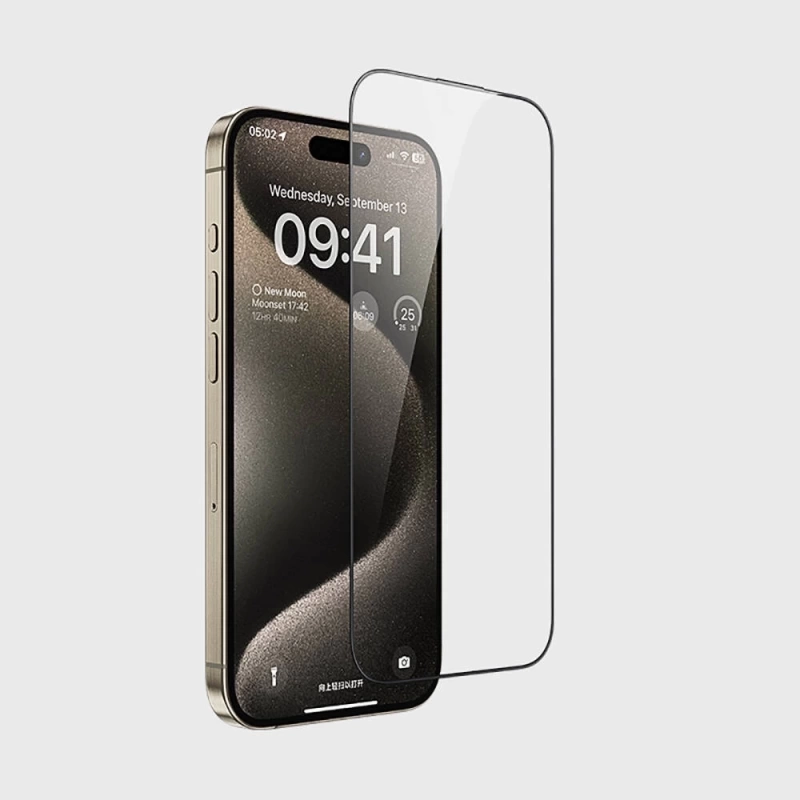 Apple iPhone 14 Pro Max Casebang Clear HD Ekran Koruyucu + Kolay Uygulama Aparatı