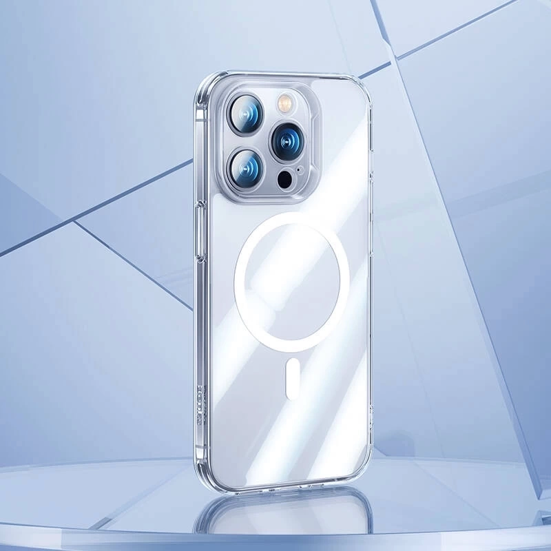 Apple iPhone 14 Pro Max Kılıf Magsafe Şarj Özellikli Kamera Korumalı Benks Corning Glass Serisi Kapak
