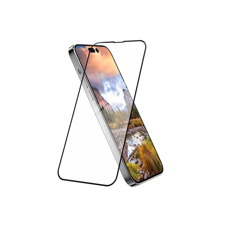 Apple iPhone 14 Pro Max Oleofobik Temperli Ultra HD Lisanslı Switcheasy Vetro 9H Cam Ekran Koruyucu