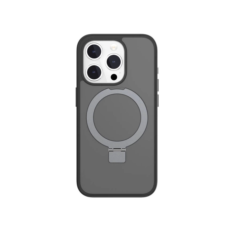 Apple iPhone 15 Pro Kılıf Magsafe Şarj Özellikli Yüzük Standlı Lisanslı Switcheasy Magstand-M Kapak