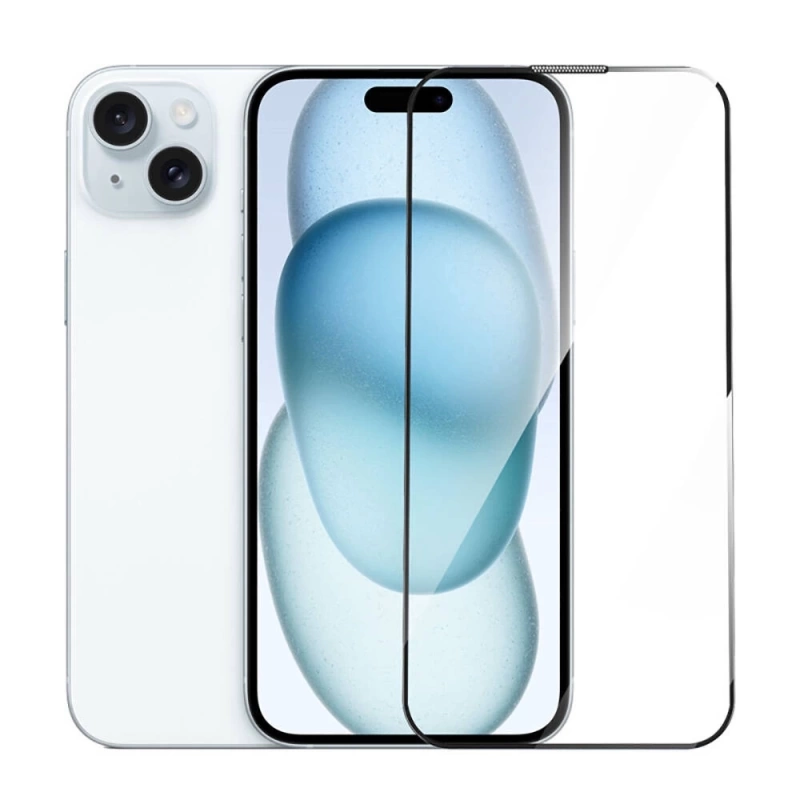 Apple iPhone 16 Pro Max Wiwu GT-014 Polimer Oleofobik Kaplama Şeffaf Pürüzsüz Temperli Cam Ekran Koruyucu 25 li Paket