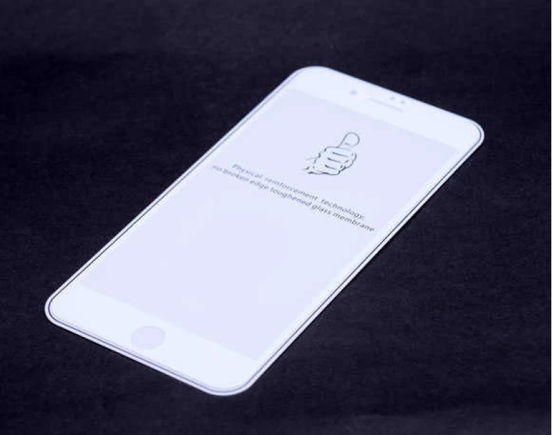 Apple iPhone 6 Plus Zore Kenarları Kırılmaya Dayanıklı Cam Ekran Koruyucu