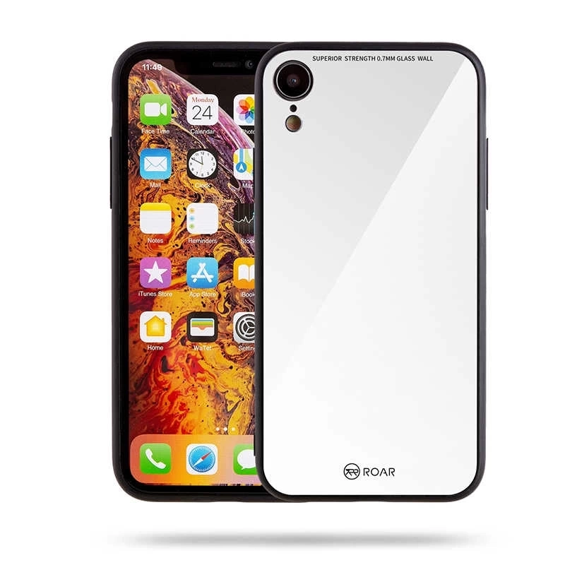 Apple iPhone XR 6.1 Kılıf Roar Mira Glass Kapak