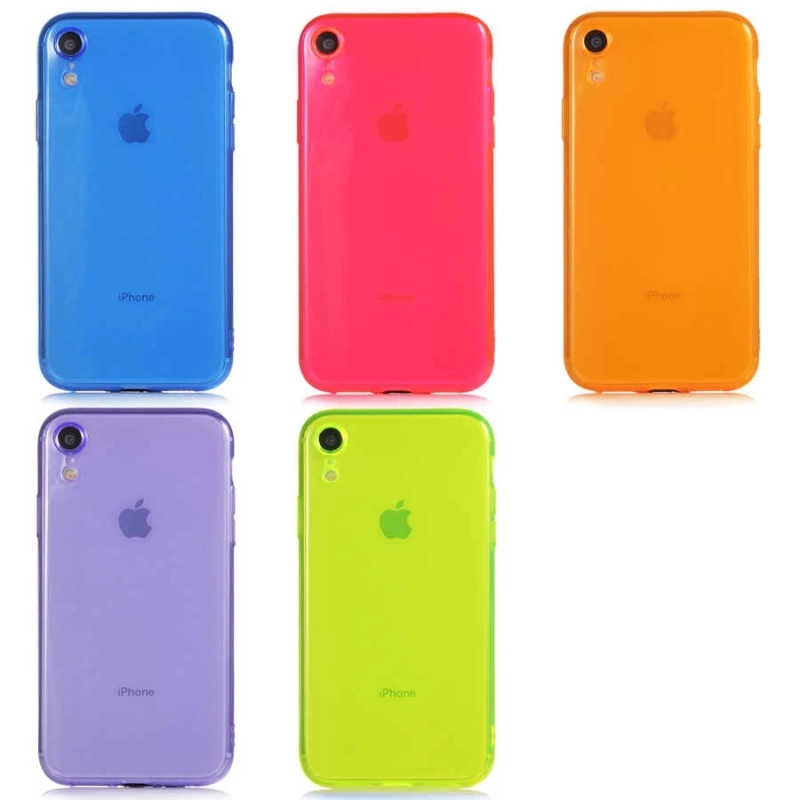 More TR Apple iPhone XR 6.1 Kılıf Zore Mun Silikon