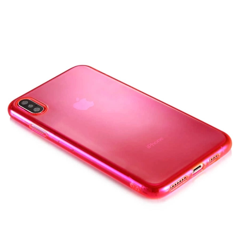 More TR Apple iPhone XS Max 6.5 Kılıf Zore Mun Silikon
