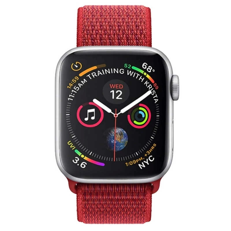 Apple Watch 42mm KRD-03 Hasır Kordon