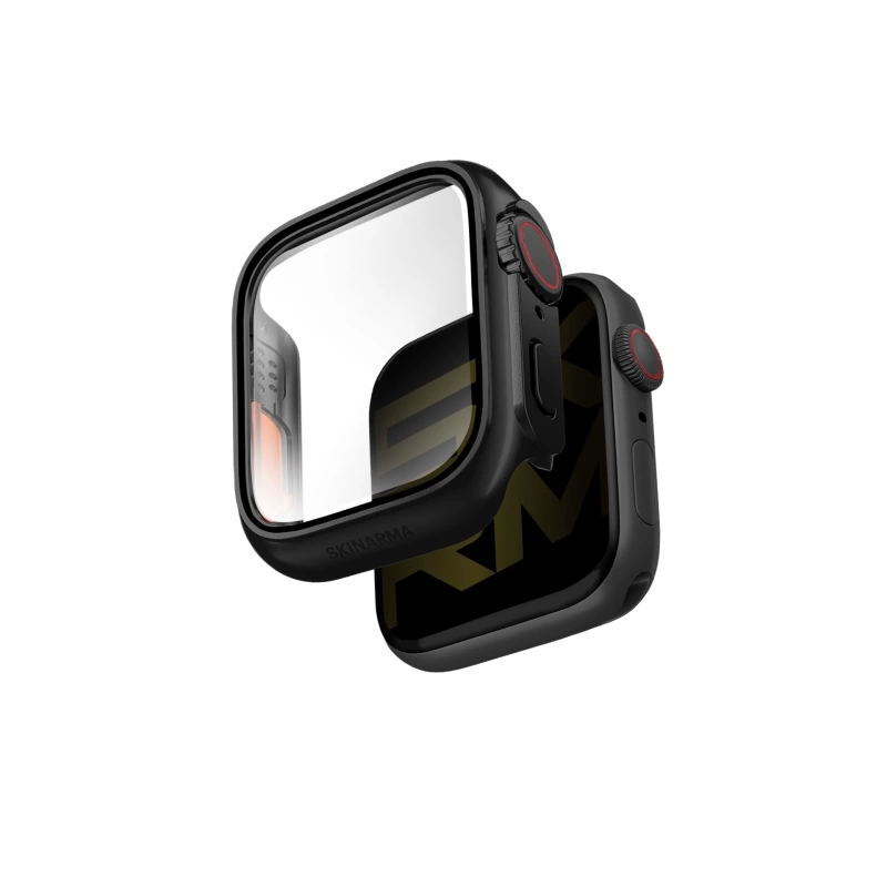 More TR Apple Watch 44mm SkinArma Gado Pro Dijital Taç Korumalı Kasa ve Ekran Koruyucu