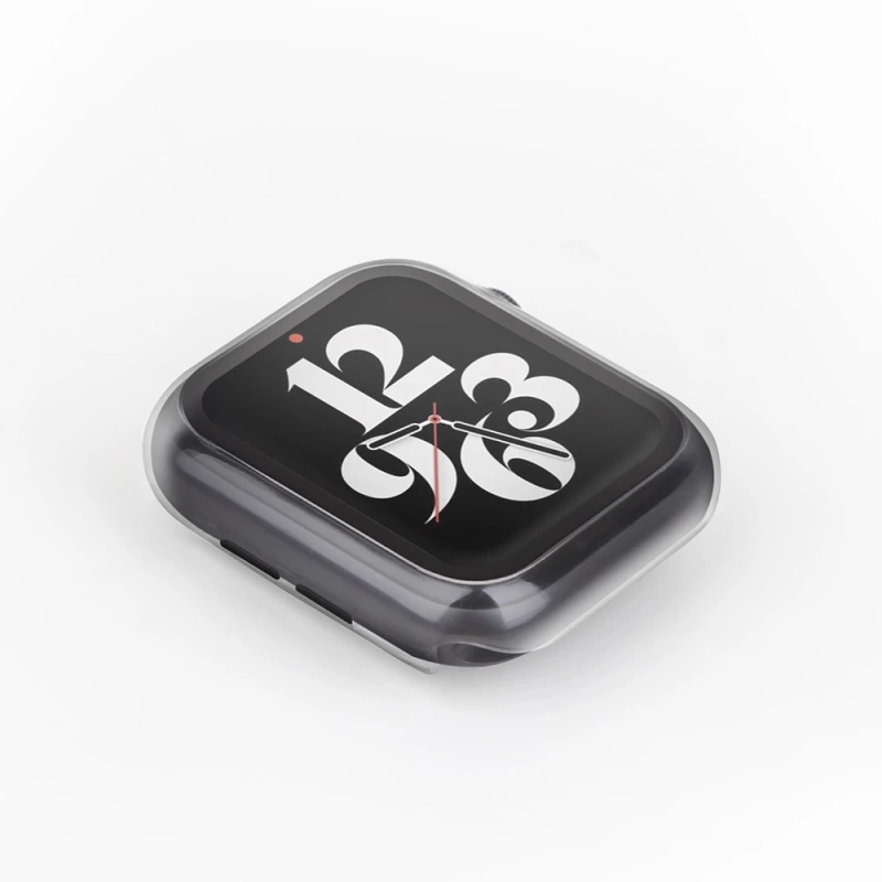 More TR Apple Watch 7 41mm SkinArma Gado Sert Silikon Kasa ve Ekran Koruyucu