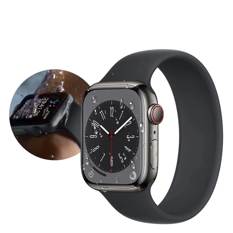 Apple Watch 7 41mm Wiwu Wi-JD105 Easy Install PMMA Pet Ekran Koruyucu + Kolay Uygulama Aparatı