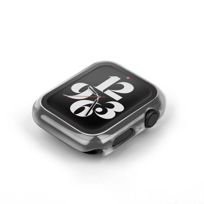 More TR Apple Watch 7 45mm SkinArma Gado Sert Silikon Kasa ve Ekran Koruyucu