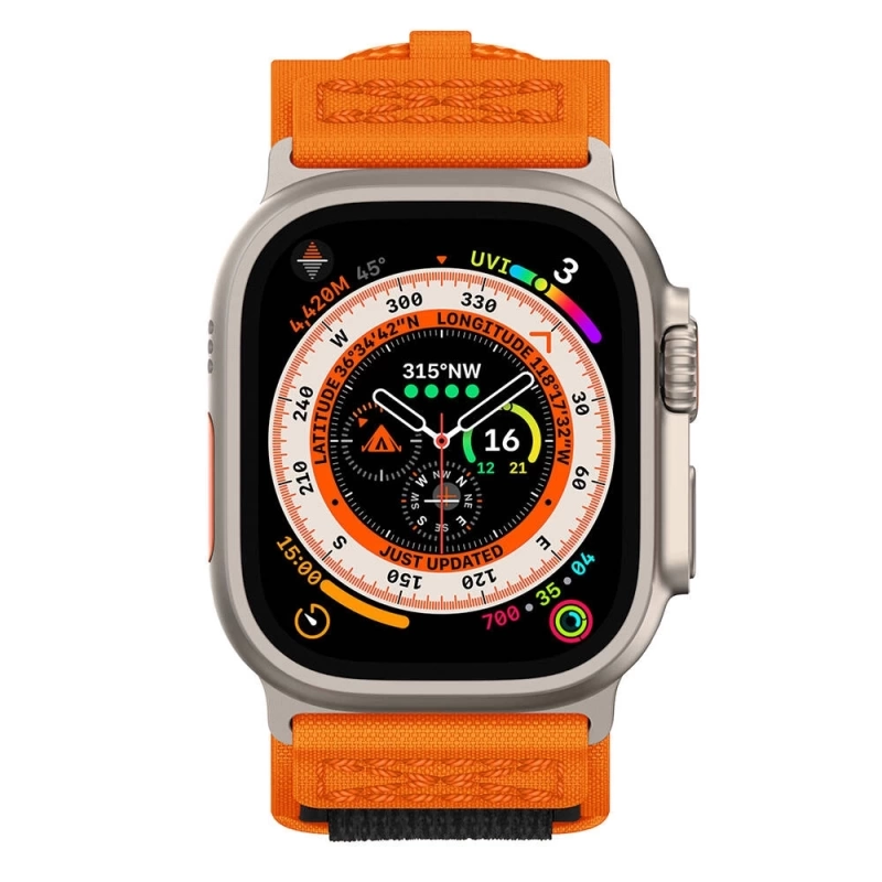 Apple Watch 7 45mm Zore KRD-99 Hasır Kordon