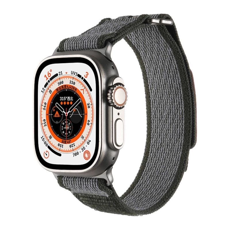 Apple Watch Ultra 49mm Hasır Kordon Zore KRD-106 Strap Kayış