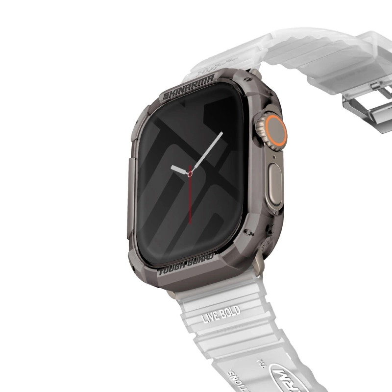 Apple Watch Ultra 49mm SkinArma Kurono Buzlu Tasarım Sert PC Kasa Koruyucu