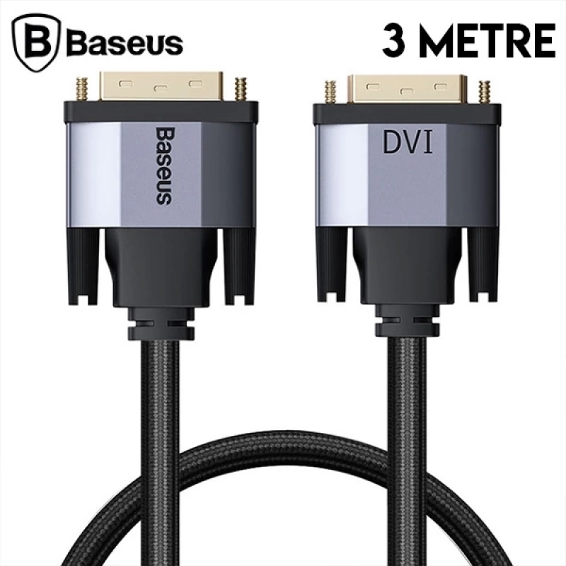 Baseus Enjoyment Series DVI TO DVI HDTV Projector Kablo 3 Metre