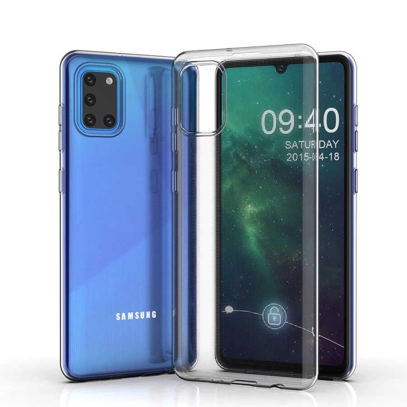 More TR Galaxy A31 Kılıf Zore Süper Silikon Kapak