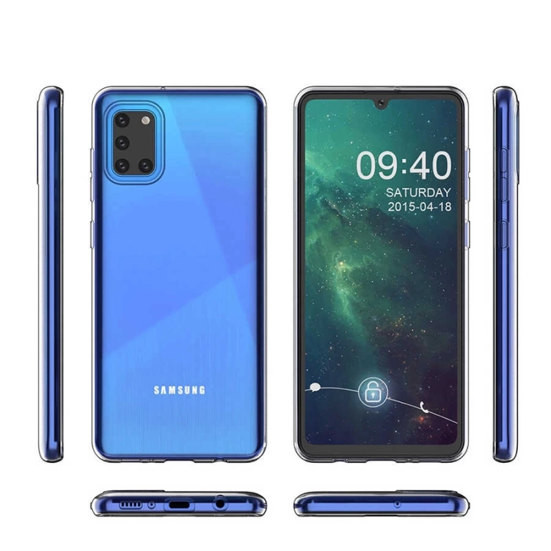 More TR Galaxy A31 Kılıf Zore Süper Silikon Kapak