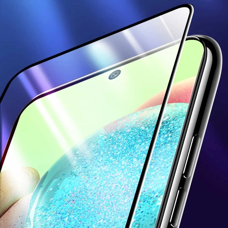 Galaxy A54 Zore Kenarları Kırılmaya Dayanıklı Cam Ekran Koruyucu