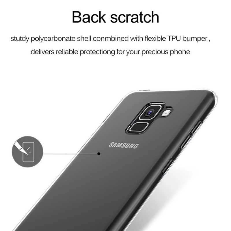 Galaxy A8 2018 Kılıf Zore Süper Silikon Kapak