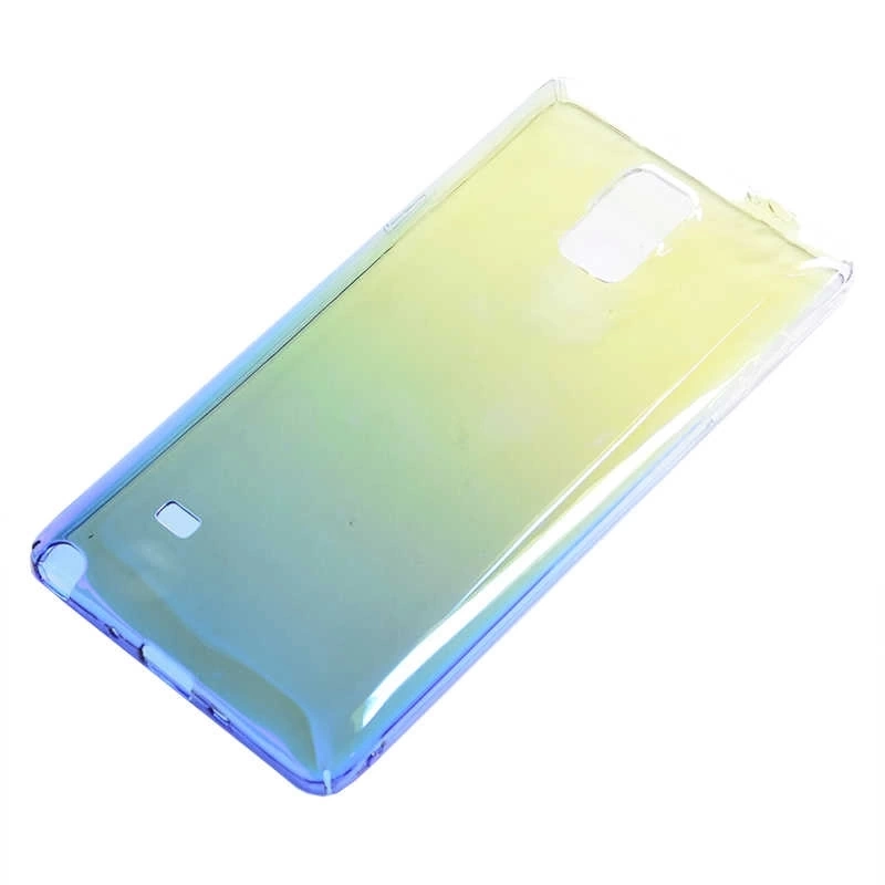 Galaxy Note 4 Kılıf Zore Renkli Transparan Kapak