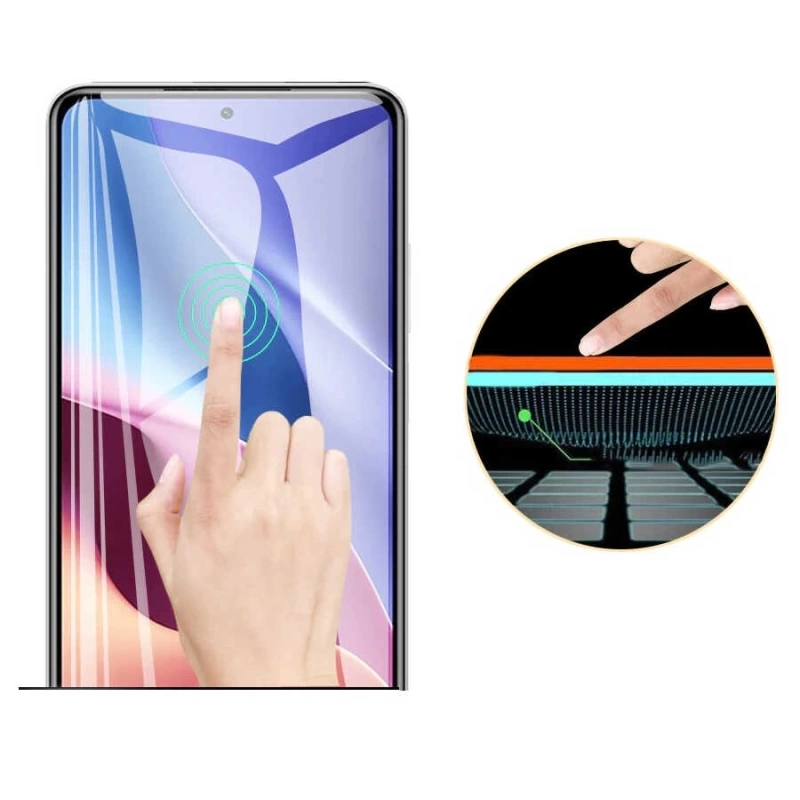 Galaxy S23 Parmak İzi Tanıma Özellikli Zore Maxi Slim Temperli Cam Ekran Koruyucu