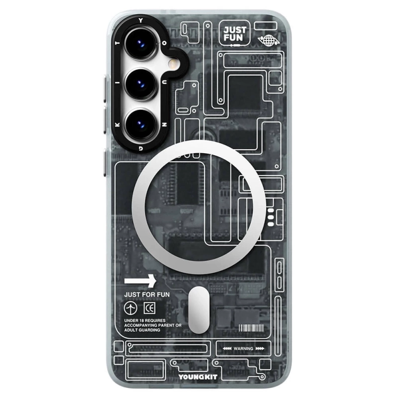 Galaxy S24 Kılıf Magsafe Şarj Özellikli YoungKit Technology Serisi Kapak