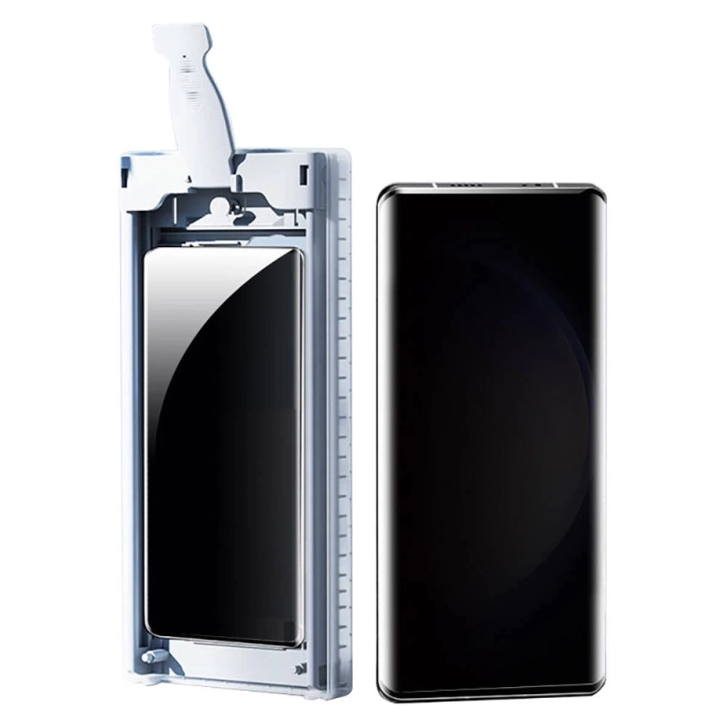 Galaxy S24 Ultra Zore Uygulama Aparatlı 6in1 Easy Body Privacy Ekran Koruyucu