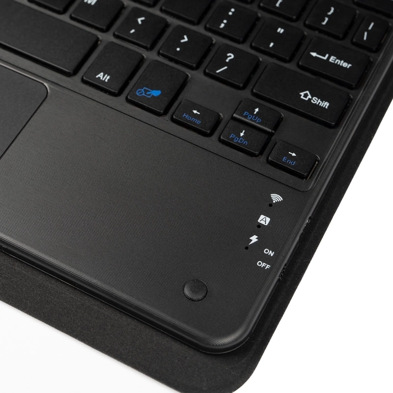 Galaxy Tab A9 Plus Zore Border Keyboard Bluetooh Bağlantılı Standlı Klavyeli Tablet Kılıfı