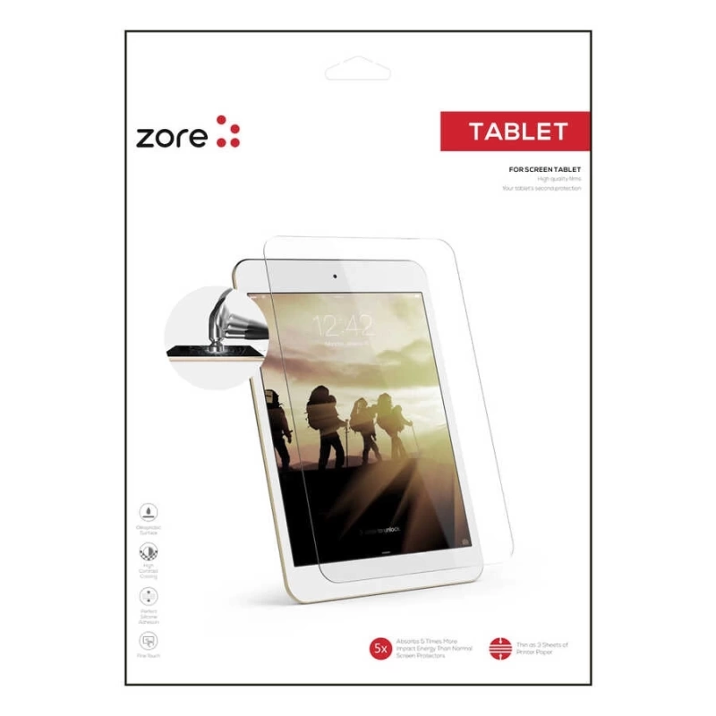 More TR Galaxy Tab S7 Plus T970 Zore Tablet Blue Nano Ekran Koruyucu