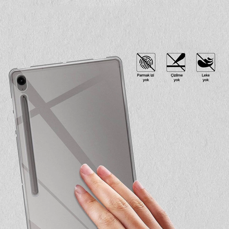 Galaxy Tab S9 FE Kılıf Zore Tablet Süper Silikon Kapak