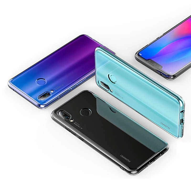 Huawei P Smart 2019 Kılıf Zore Ultra İnce Silikon Kapak 0.2 mm