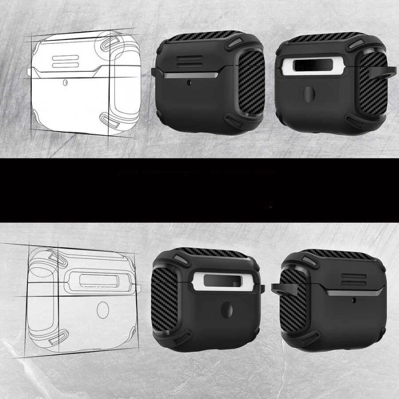More TR Apple Airpods Pro Kılıf Zore Airbag 26 Silikon