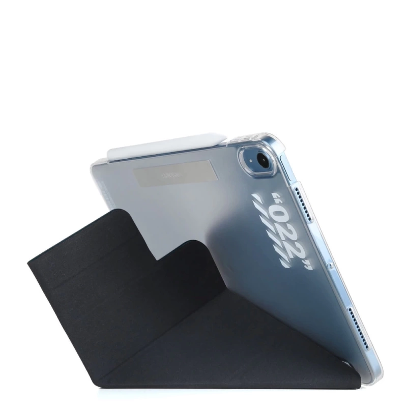 More TR Apple iPad Air 10.9 2020 (4.Nesil) Kılıf SkinArma Kalemlikli Arkası Şeffaf Standlı Magnetik Taihi Sora Kılıf