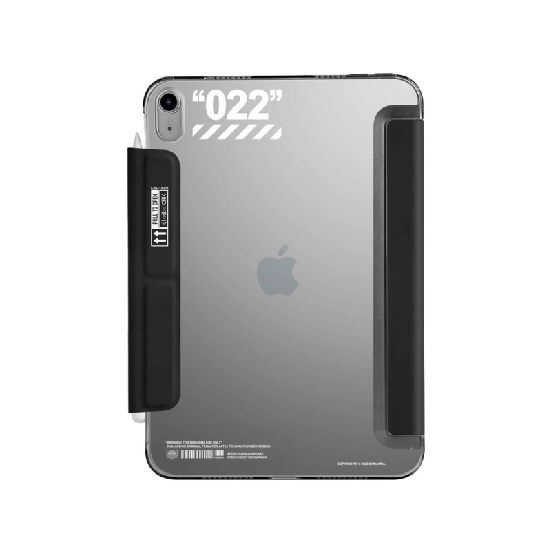 More TR Apple iPad Air 10.9 2022 (5.Nesil) Kılıf SkinArma Kalemlikli Arkası Şeffaf Standlı Magnetik Taihi Sora Kılıf
