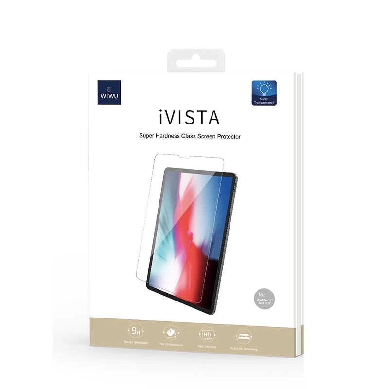 More TR Apple iPad Air 10.9 2022 (5.Nesil) Wiwu iVista 2.5D Glass Ekran Koruyucu