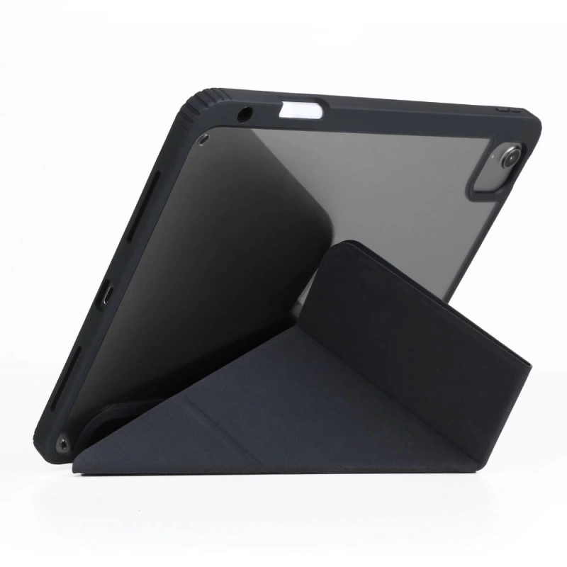 More TR Apple iPad Pro 11 2020 (2.Nesil) Kılıf SkinArma 360 Tam Koruma Airbagli Arkası Şeffaf Standlı Shingoki Kılıf