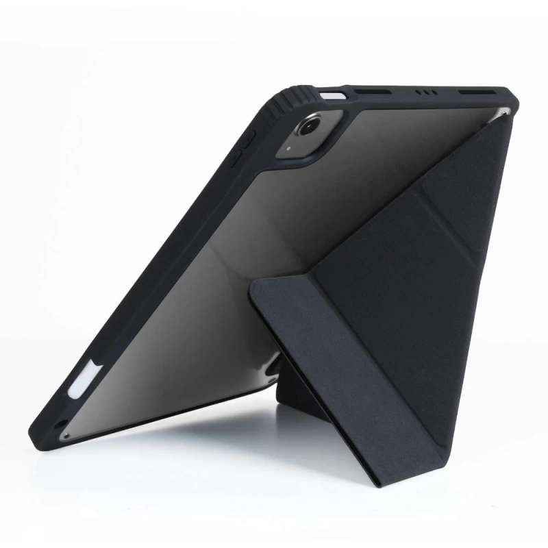 More TR Apple iPad Pro 11 2021 (3.Nesil) Kılıf SkinArma 360 Tam Koruma Airbagli Arkası Şeffaf Standlı Shingoki Kılıf