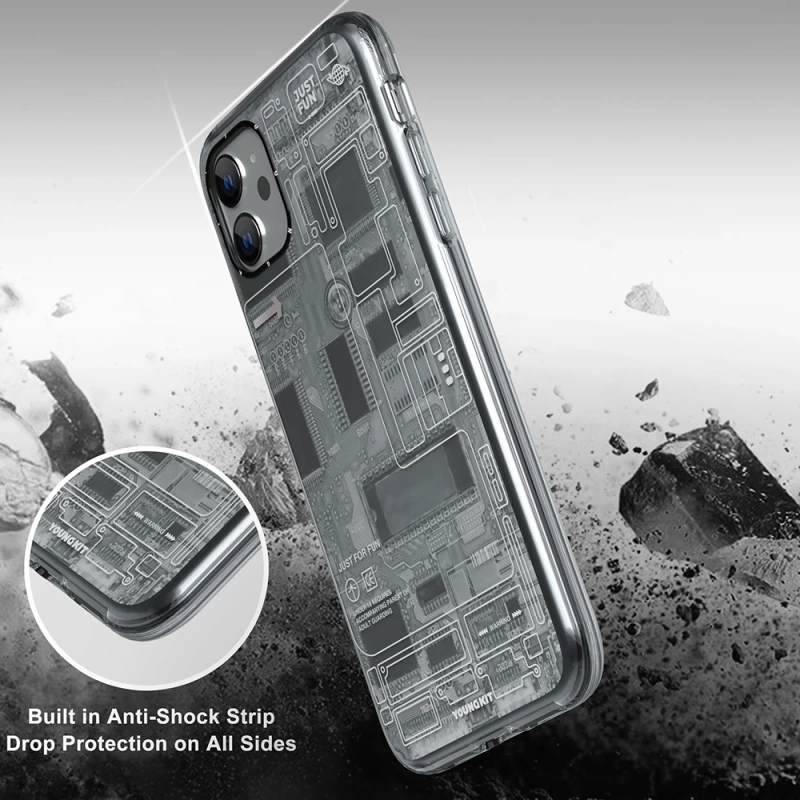 More TR Apple iPhone 11 Kılıf YoungKit Technology Serisi Kapak