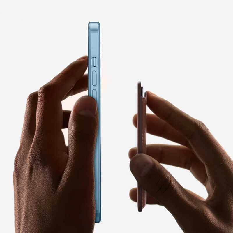 More TR Apple iPhone 12 Mini Kılıf Wiwu Magnetic Crystal Kapak