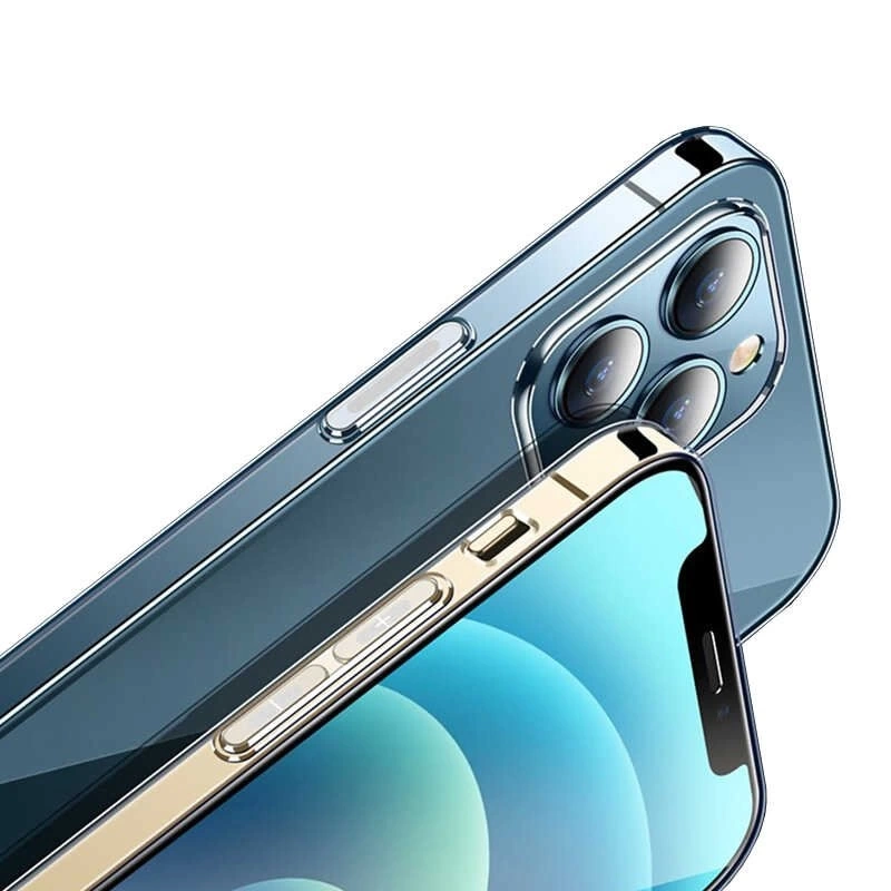 More TR Apple iPhone 12 Pro Kılıf Wiwu Magnetic Crystal Kapak